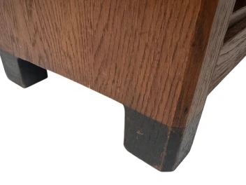 Art Deco Amsterdamse School Open Bookcase by Willem Penaat for Metz & Co., 1920s